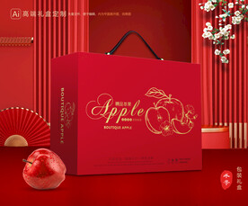苹果包装 红富士礼盒