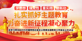 主题教育展板 党建展板