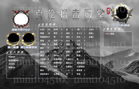 黑色背景海报图