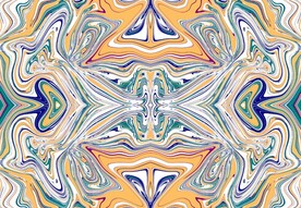 大牌花   水波纹