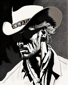 抽象人物装饰画