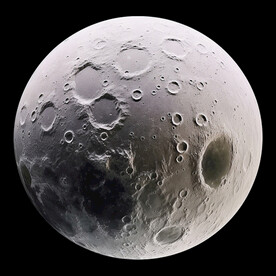 月球表面灯箱素材