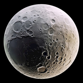 月球表面灯箱素材