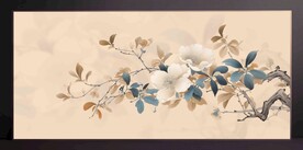 山水画装饰画无框画