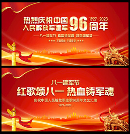 81建军节海报