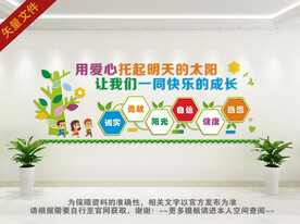 幼儿园卡通标语