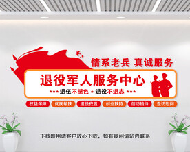 退役军人文化墙