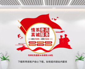 退伍军人文化墙