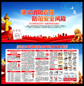 消防展板