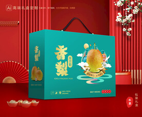 香梨礼盒 梨包装