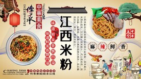 江西米粉背景墙