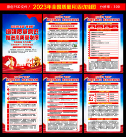 2023年质量月挂图