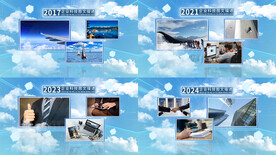 简约干净企业历程图文AE模板