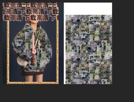 大牌花  抽象花  手绘花  