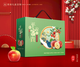 苹果包装 红富士礼盒