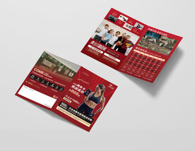 游泳健身预售折页图片