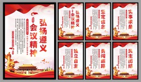 遵义会议精神海报系列