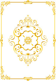 轻奢金色花纹 吊顶