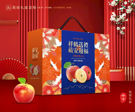 苹果包装 红富士礼盒
