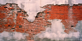 复古斑驳红砖水泥墙背景墙壁画