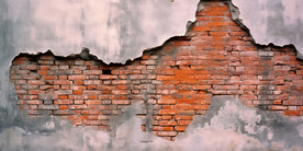 复古斑驳红砖水泥墙背景墙壁画