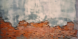 复古斑驳红砖水泥墙背景墙壁画