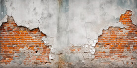 复古斑驳红砖水泥墙背景墙壁画