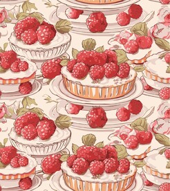 蛋糕甜品冰激凌无缝墙纸