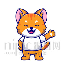 可爱卡通小猫咪