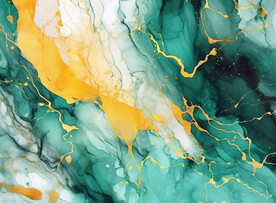 绿色渐变大理石背景