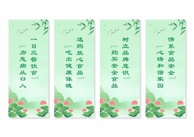 校园食品安全展板