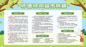 校园师风师德建设宣传栏