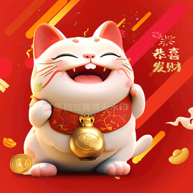 龙年发财猫