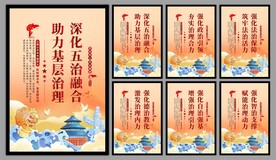 五治融合党建文化墙