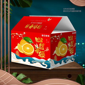 橙子包装 脐橙礼盒