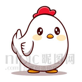 可爱卡通小鸡母鸡