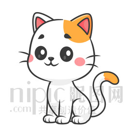可爱卡通小猫咪