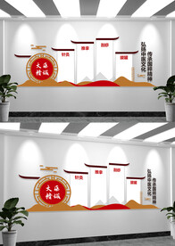 望闻问切中医馆文化墙