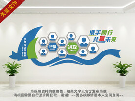 企业团队精神文化墙