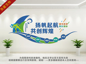 团队精神文化墙