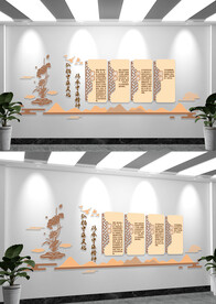 望闻问切中医文化墙