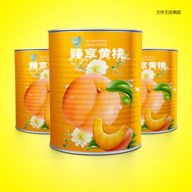 黄桃罐头包装