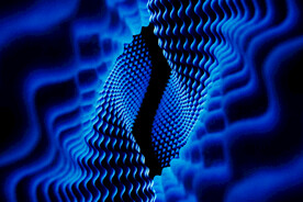 蓝色抽象拉丝3D立体流体渐变