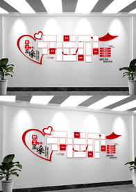 职工风采文化墙