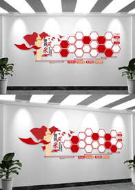 党员风采文化墙