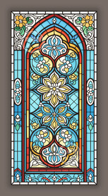 阿拉伯风情教堂蒂凡尼彩晶玻璃