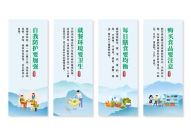 食品安全展板挂画