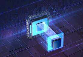 科技半导体CPU芯片处理器海报