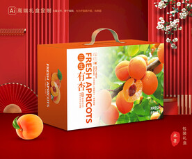 杏包装 黄杏礼盒
