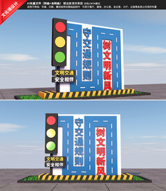交通安全雕塑